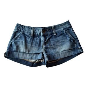 American Eagle Outfitters Blue Jean Shorts Classic Cuffed